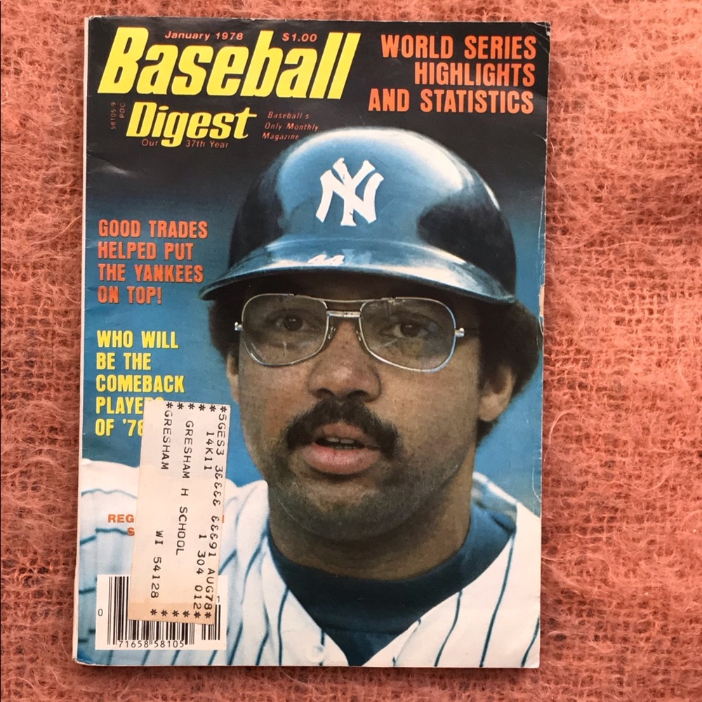 1978 BASEBALL DIGEST Magazine Reggie Jackson Mets
